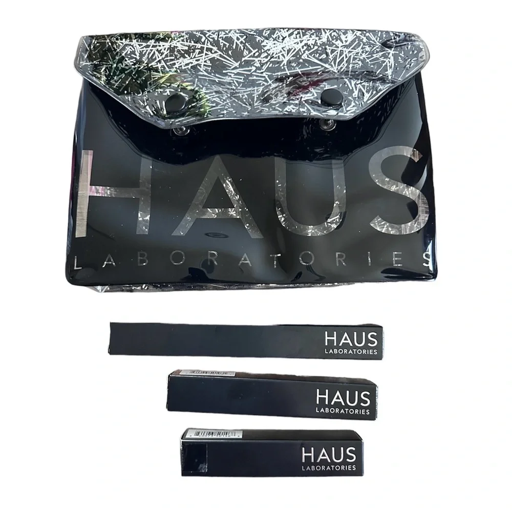 HAUS LABORATORIES GLAM ATTACK, Le Riot Gloss,Rip Lip Liner Plus Bag NEW
